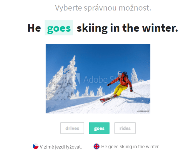 Ukázka aplikace